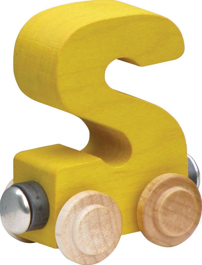 Wooden Name Trian - Stained - Elegant Mommy