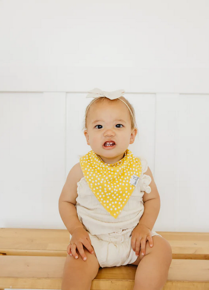Blush Single Bandana Bib By Copper Pearl - Elegant Mommy