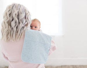 Copper Pearl Lennon Burp Cloth - Elegant Mommy