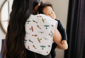 Copper Pearl Ace Burp Cloth - Elegant Mommy