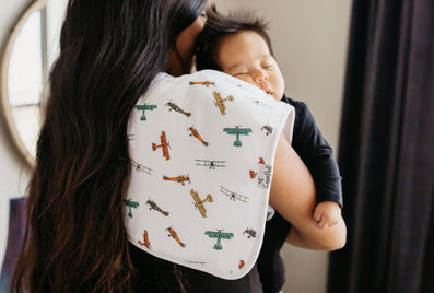 Copper Pearl Ace Burp Cloth - Elegant Mommy