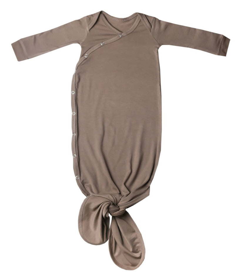 Gobi Newborn Knotted Gown - Elegant Mommy