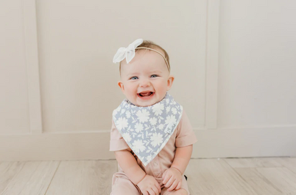 Blush Single Bandana Bib By Copper Pearl - Elegant Mommy