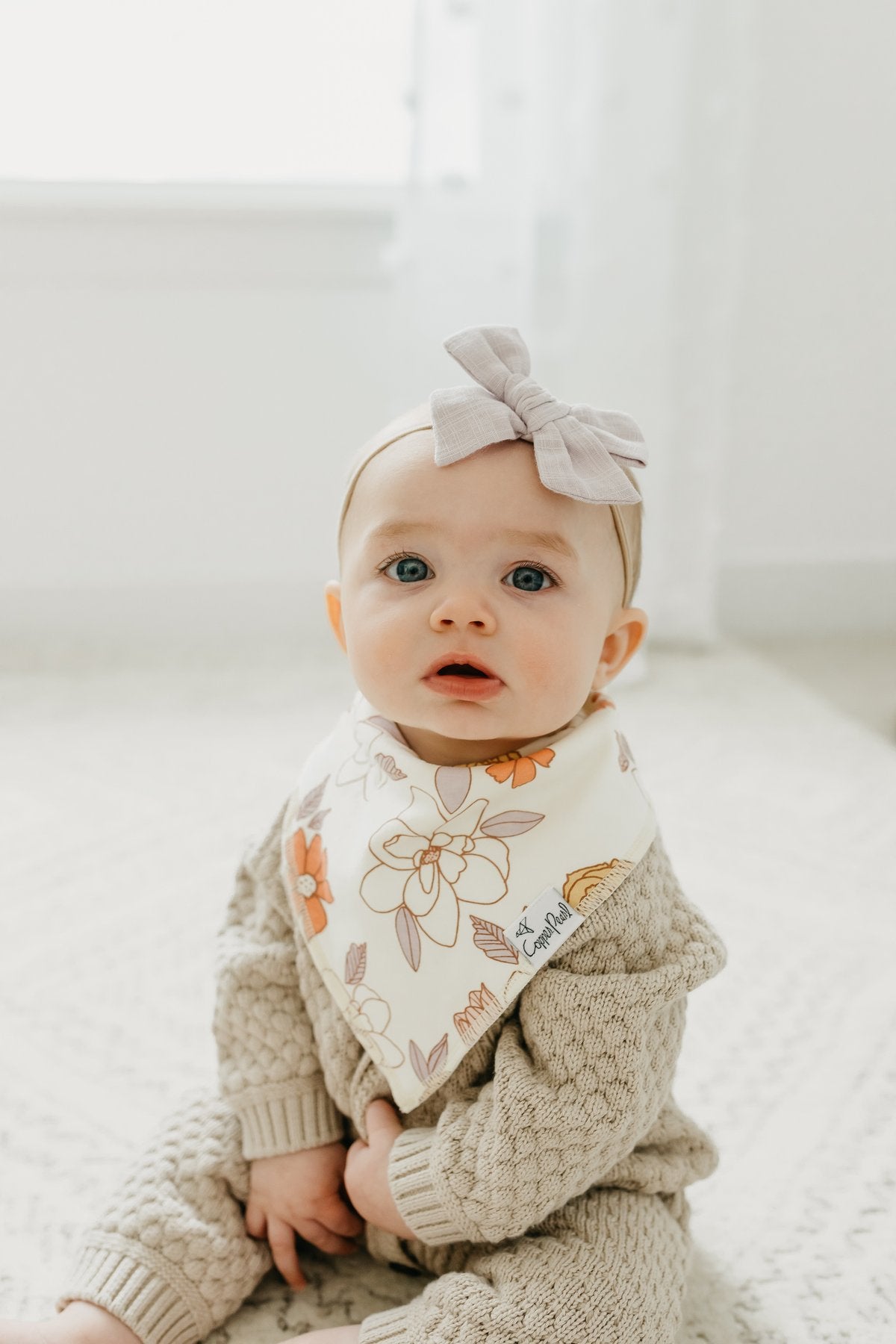 Copper Pearl  Ferra Bibs - Elegant Mommy