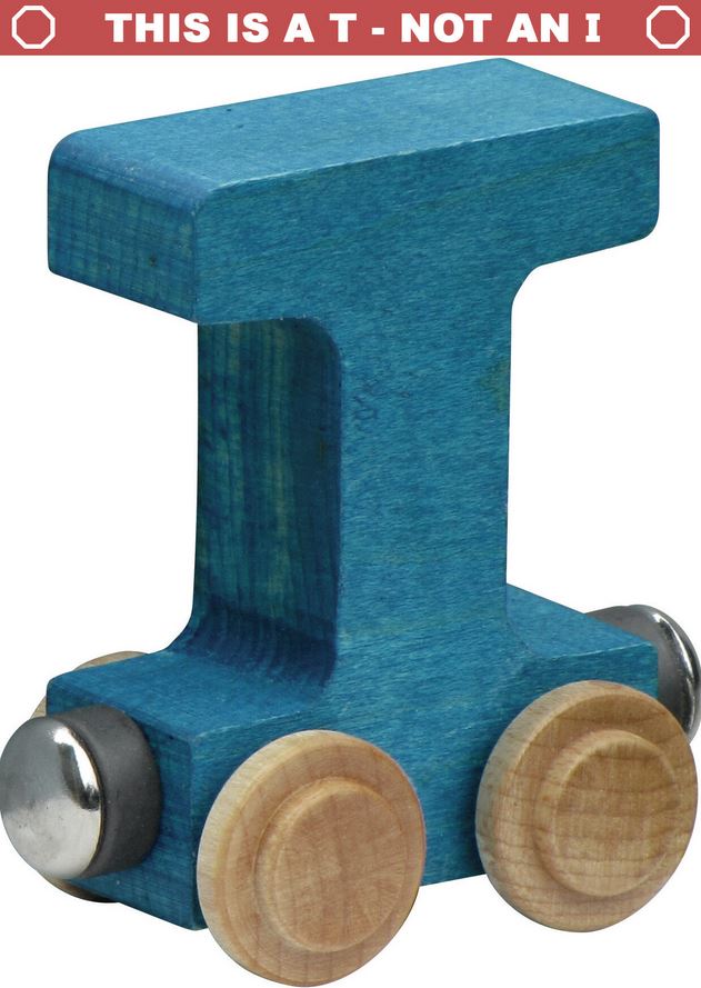 Wooden Name Trian - Stained - Elegant Mommy