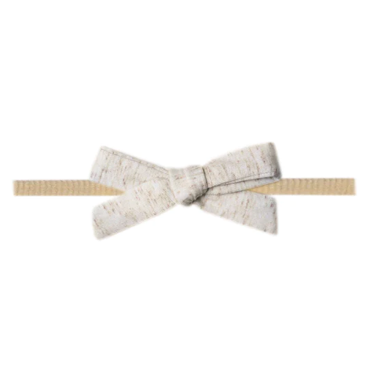 Oat Ribbon Nylon Bow - Elegant Mommy