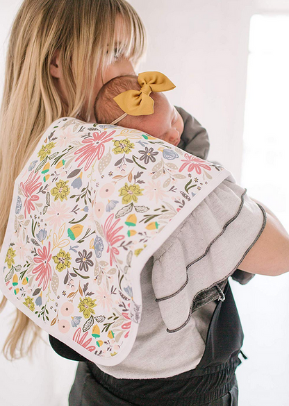 Copper Pearl Olive Burp Cloth - Elegant Mommy