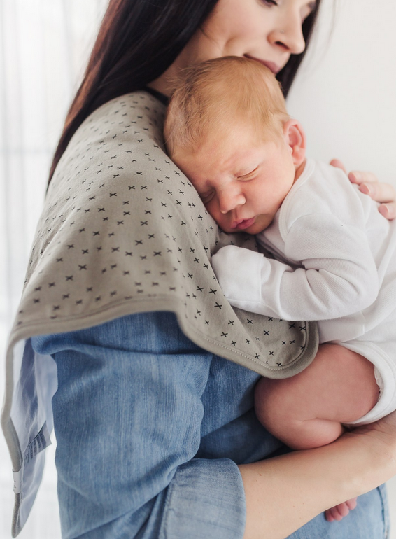 Copper Pearl Alta  Burp Cloths - Elegant Mommy