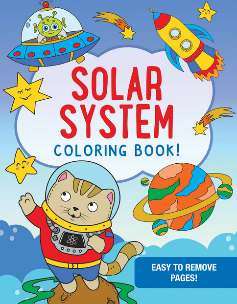 Solar System Coloring Book - Elegant Mommy