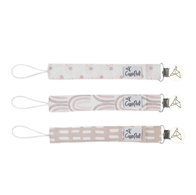 Bliss Binky Clip Set - Elegant Mommy