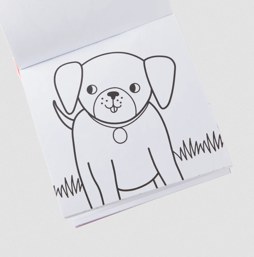 Carry-Along Coloring Book Pet Pals - Elegant Mommy