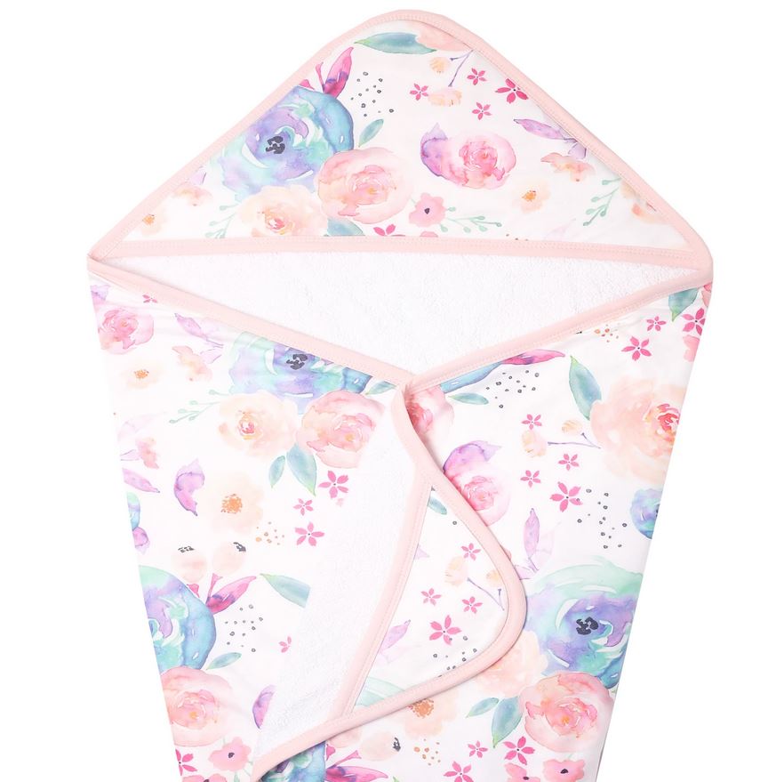 Copper Pearl Hooded Towel Bloom - Elegant Mommy