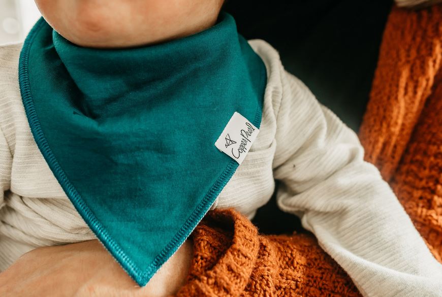 Copper Pearl Blaze Bibs - Elegant Mommy