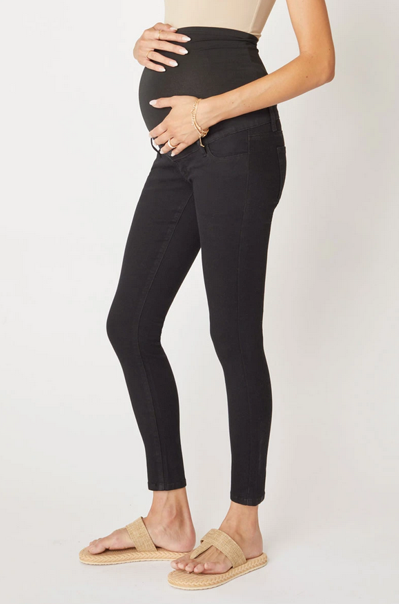 Kancan Avah Maternity Super Skinny Jeans Black - Elegant Mommy