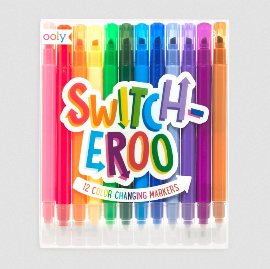 Ooly Switch-eroo Markers Set of 12 Color Changing - Elegant Mommy