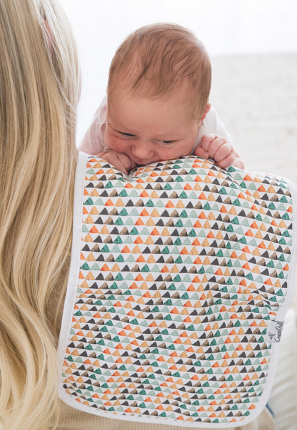 Copper Pearl Bison Burp Cloths - Elegant Mommy