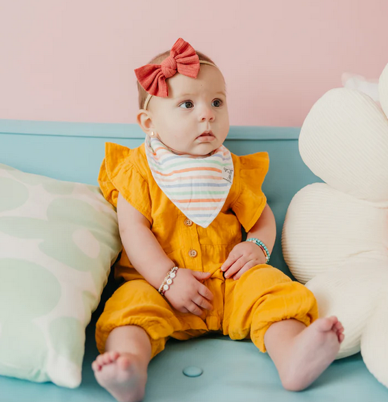 Cheery Single Bandana Bib By Copper Pearl - Elegant Mommy
