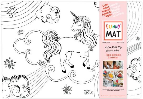 Unicorn - Funny Mats (white) - Elegant Mommy