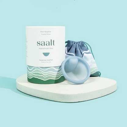 Saalt Menstrual Disc - Coastal Blue (Regular) - Elegant Mommy