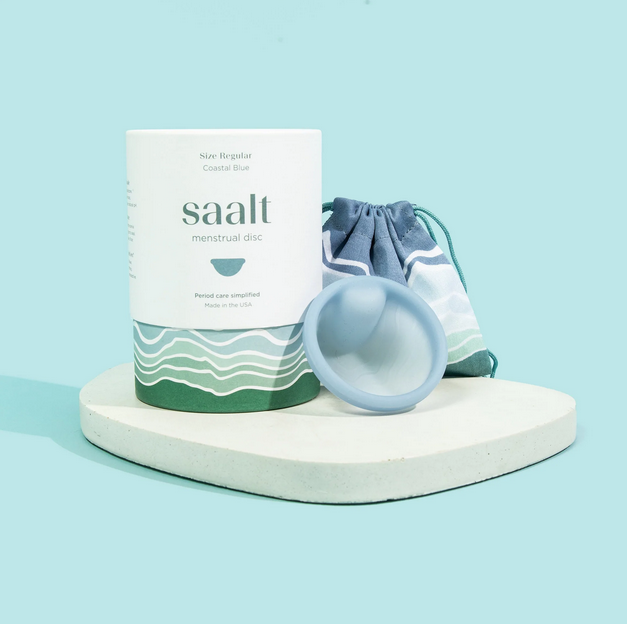 Saalt Menstrual Disc - Coastal Blue (Regular) - Elegant Mommy