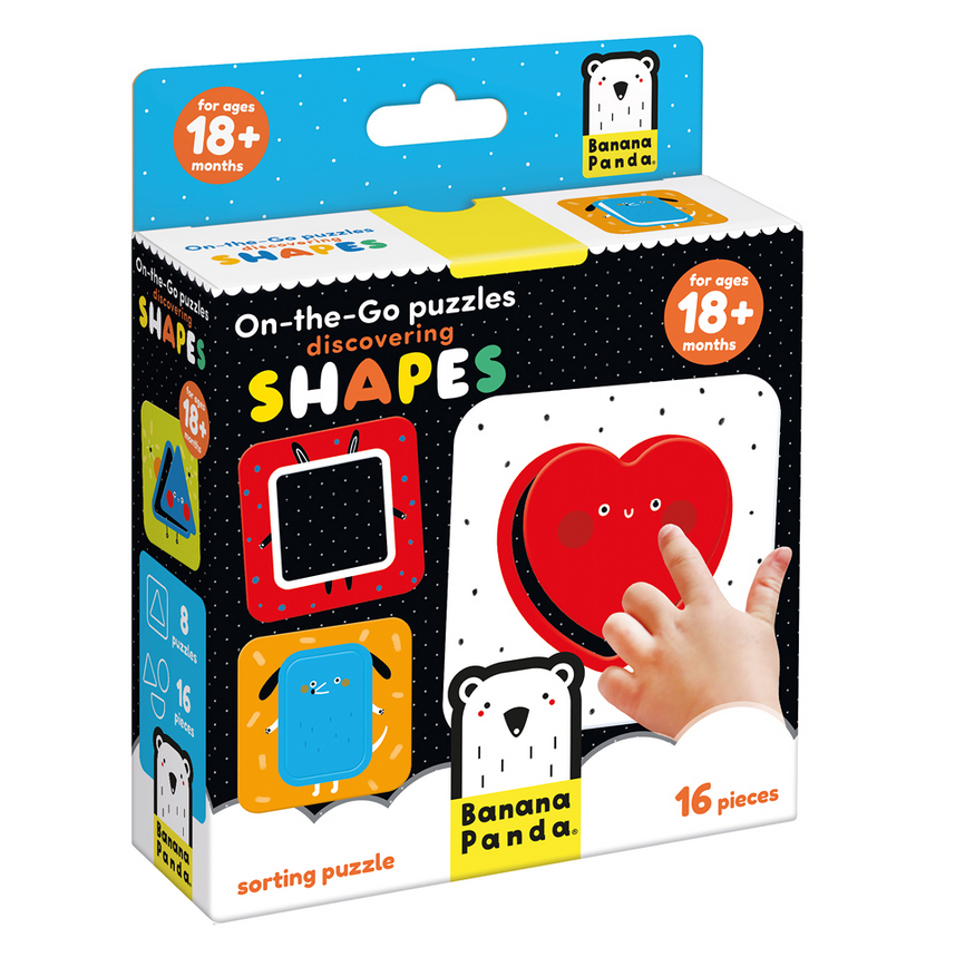 On-the-Go Puzzle Sorting Shapes - Elegant Mommy