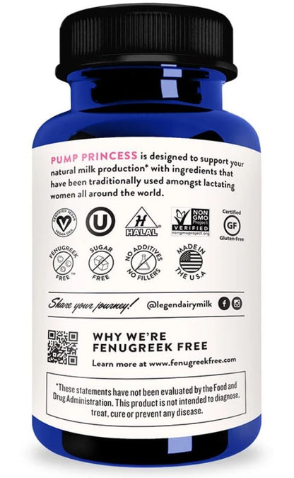 Legendairy Milk : Pump Princess (60 capsule) - Elegant Mommy