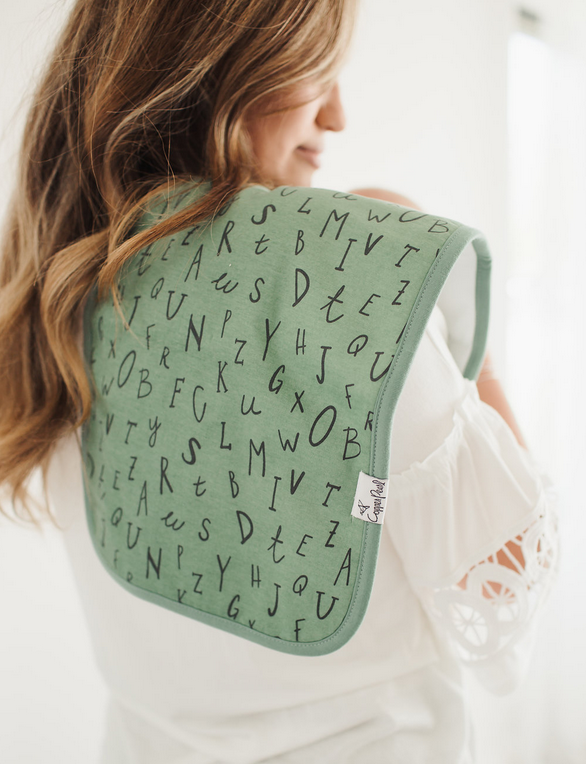 Copper Pearl Chip Burp Cloths - Elegant Mommy