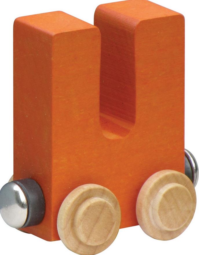 Wooden Name Trian - Stained - Elegant Mommy