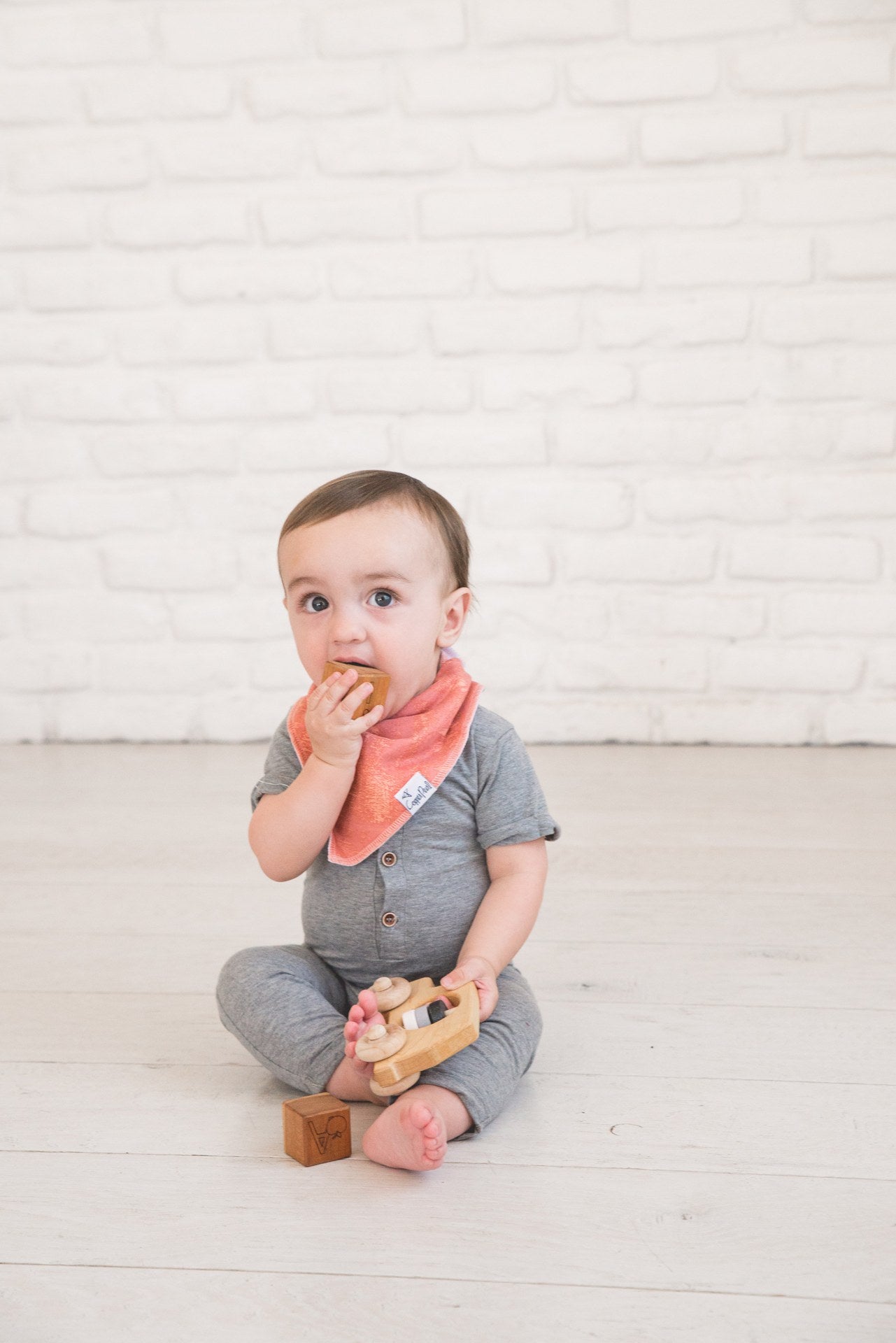 Copper Pearl  Bison Bibs - Elegant Mommy