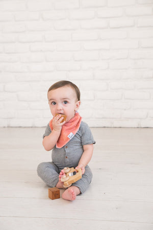 Copper Pearl  Bison Bibs - Elegant Mommy