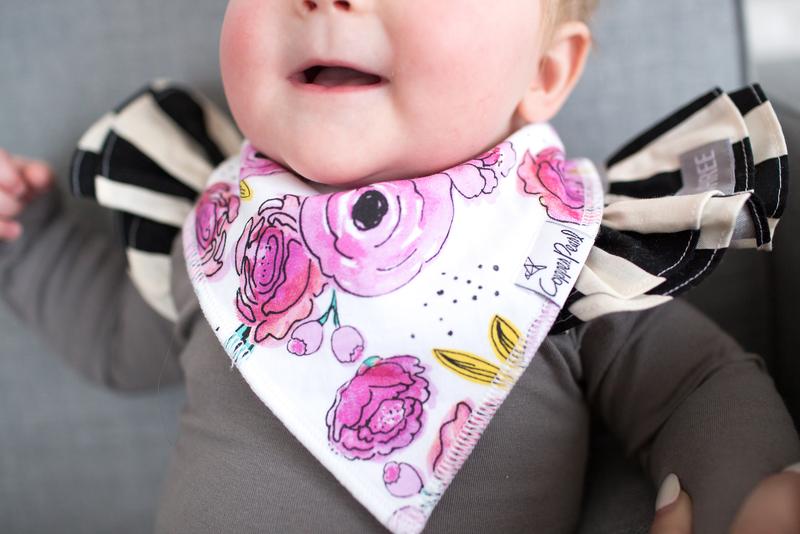 Copper Pearl  Bloom Bibs - Elegant Mommy