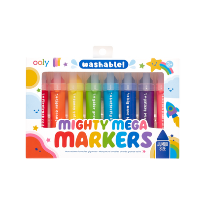 Ooly - Mighty Mega Markers 8 pk - Elegant Mommy