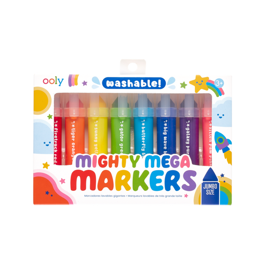 Ooly - Mighty Mega Markers 8 pk - Elegant Mommy