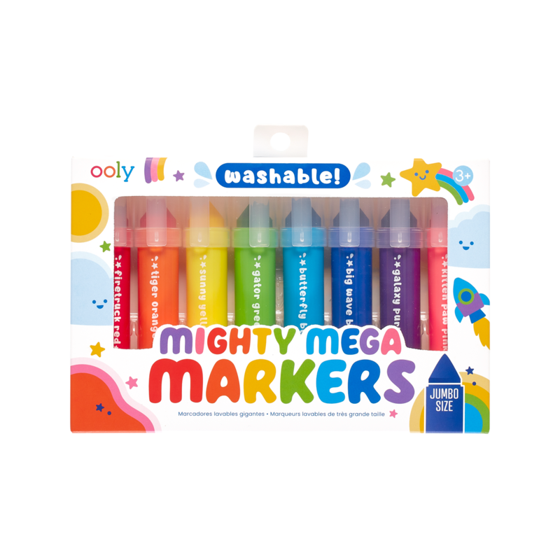 Ooly - Mighty Mega Markers 8 pk - Elegant Mommy