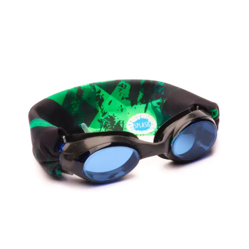 Green Fusion Swim Goggles - Elegant Mommy