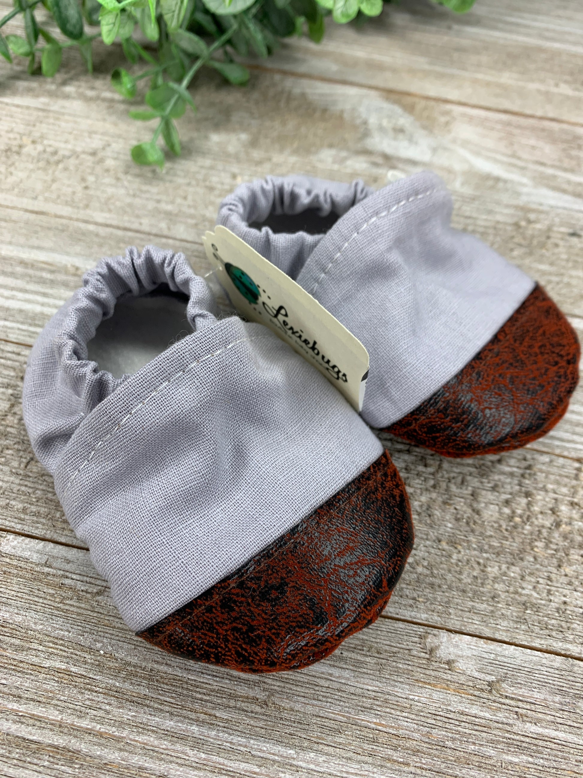 Lexiebugs 9-12 M Solids - Copper Bottom - Elegant Mommy
