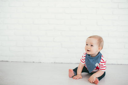 Copper Pearl Oxford Bibs - Elegant Mommy