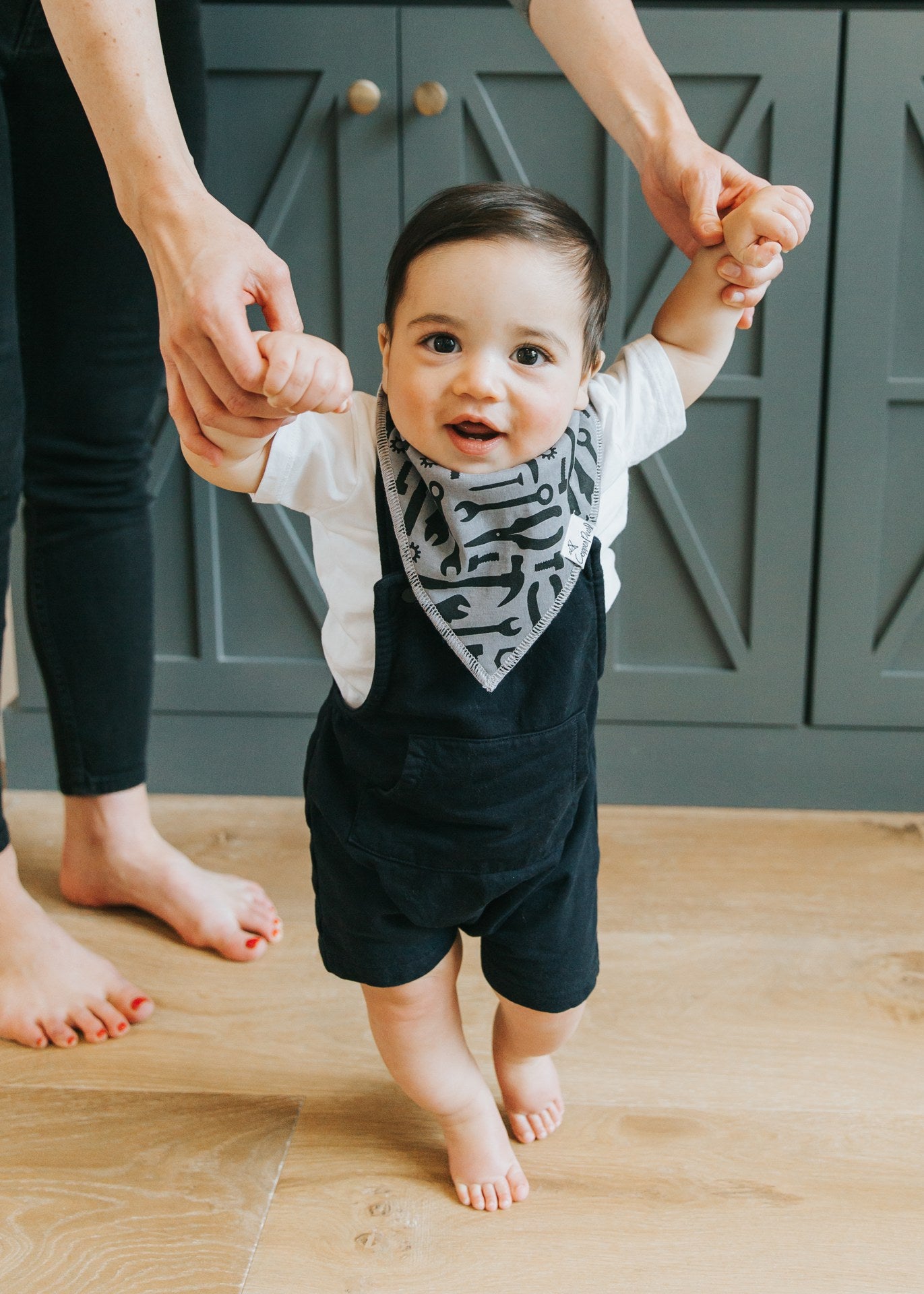 Copper Pearl Diesel Bibs - Elegant Mommy