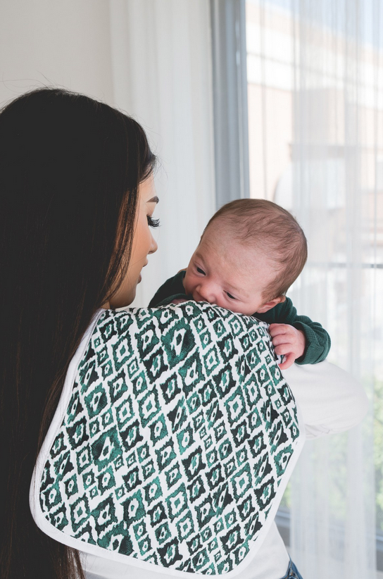 Copper Pearl Bison Burp Cloths - Elegant Mommy
