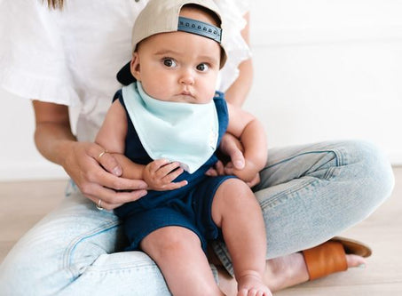 Copper Pearl Stone Bibs - Elegant Mommy