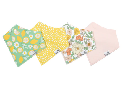 Blush Single Bandana Bib By Copper Pearl - Elegant Mommy