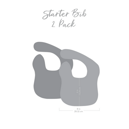 Starter Bib 2 Pack- Sunshine & Grounded - Elegant Mommy