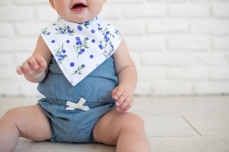 Copper Pearl Georgia Bibs - Elegant Mommy