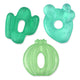 Cutie Coolers -Cactus Water Filled Teethers - 3 pack - Elegant Mommy