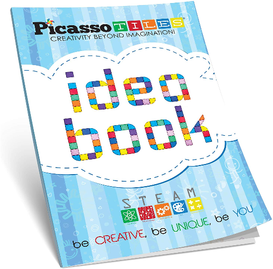 PicassoTiles Idea Book with 90+ Structures - Elegant Mommy