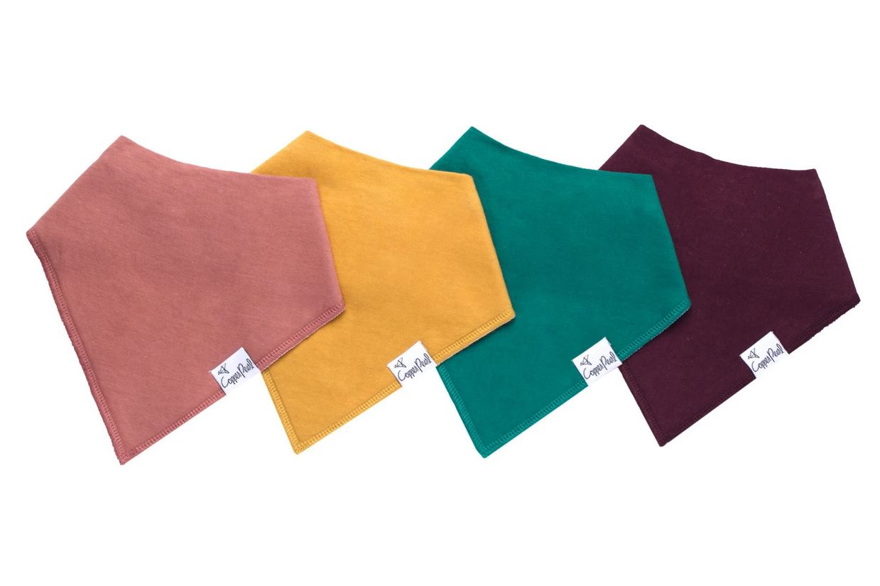 Copper Pearl Jade Bibs - Elegant Mommy