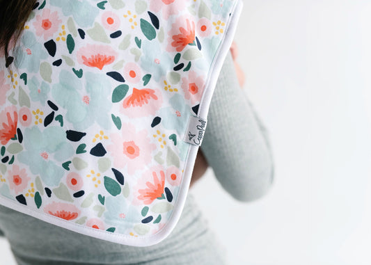 Copper Pearl Leilani Burp Cloth - Elegant Mommy