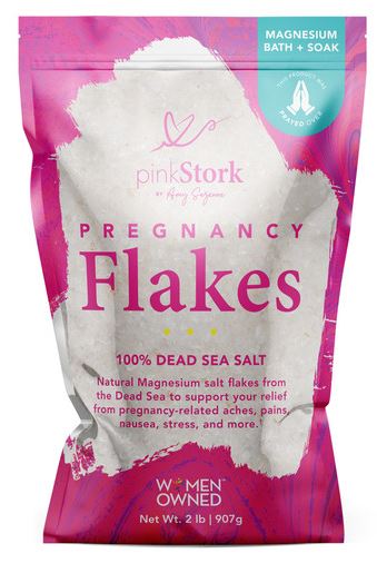 Pink Stork Pregnancy Flakes - Elegant Mommy