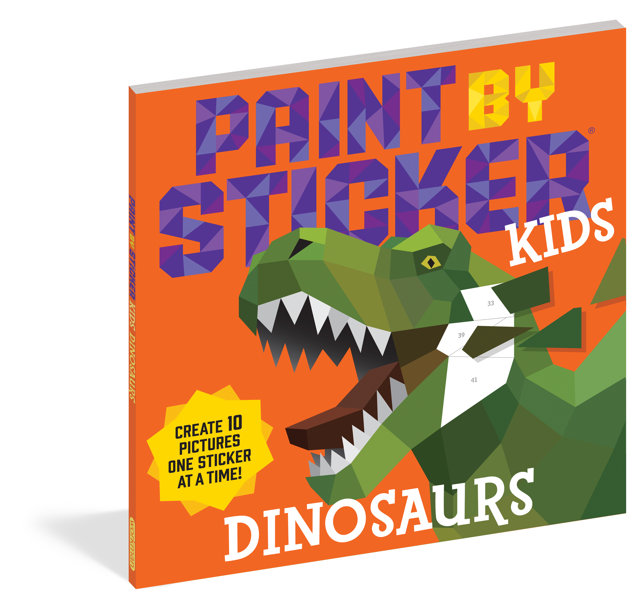 Paint By Stickers Kids: Dinosaurs (5+) - Elegant Mommy