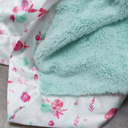 Saranoni : Satin Border Receiving Blanket - Elegant Mommy